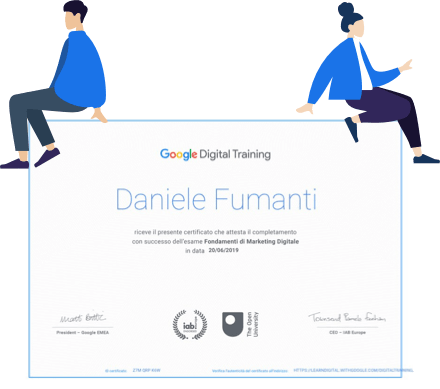 Certificato Google Digital training